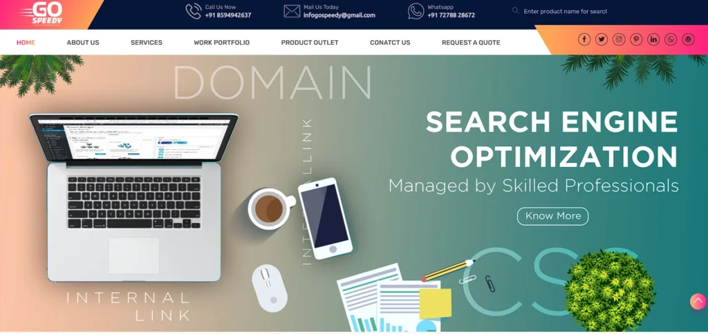 website design company in kolkata - Gospeedy