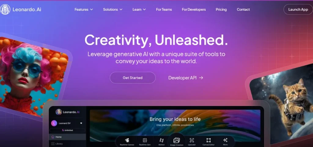 Leonardo AI - AI Image Generator Tools