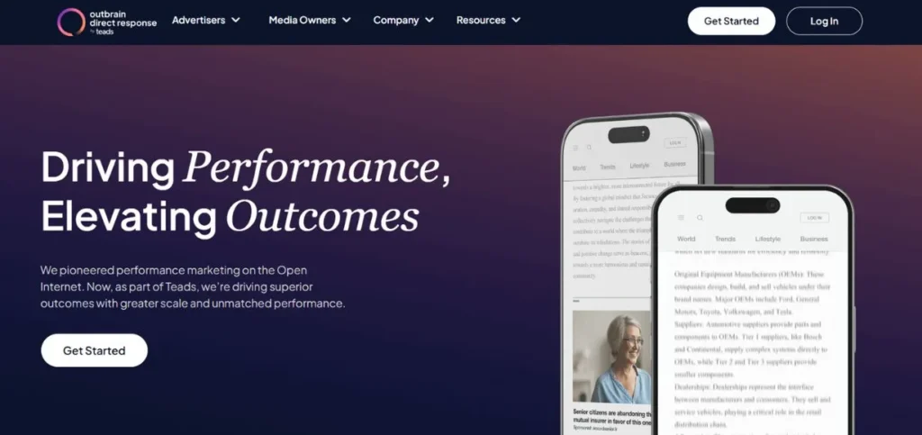 Outbrain - Content Syndication Platforms