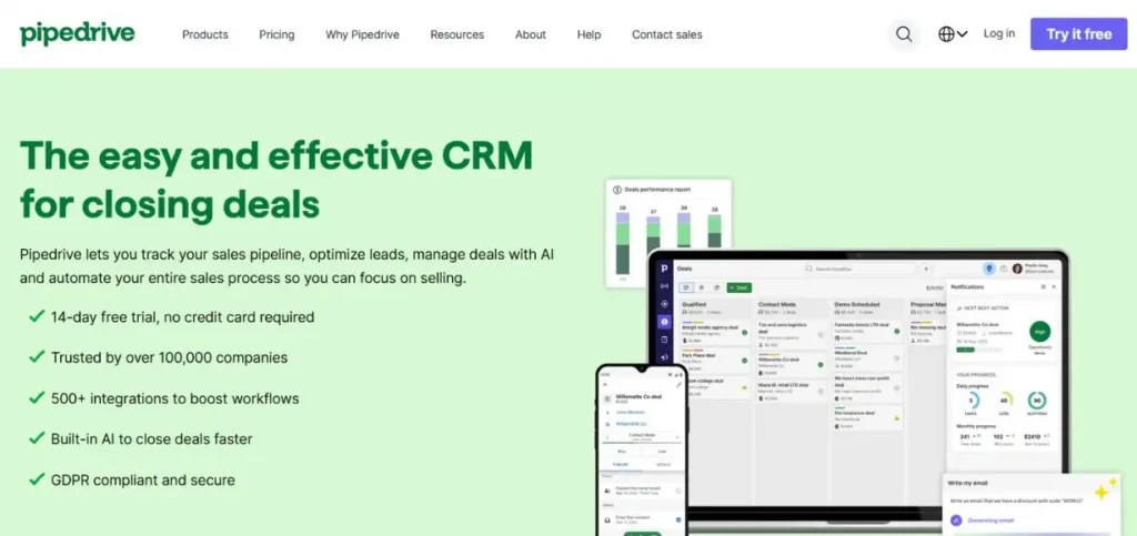 Pipedrive - B2B CRM Tools