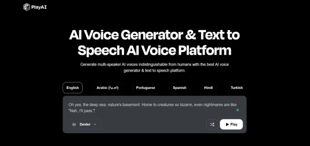 PlayHT - AI Voice Tools