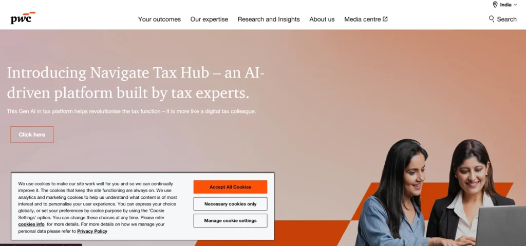 Big 4 Firms in India- PwC (PricewaterhouseCoopers)