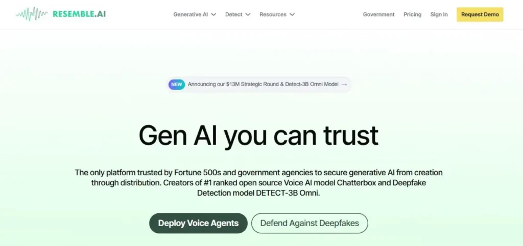 Resemble AI - AI Voice Tools