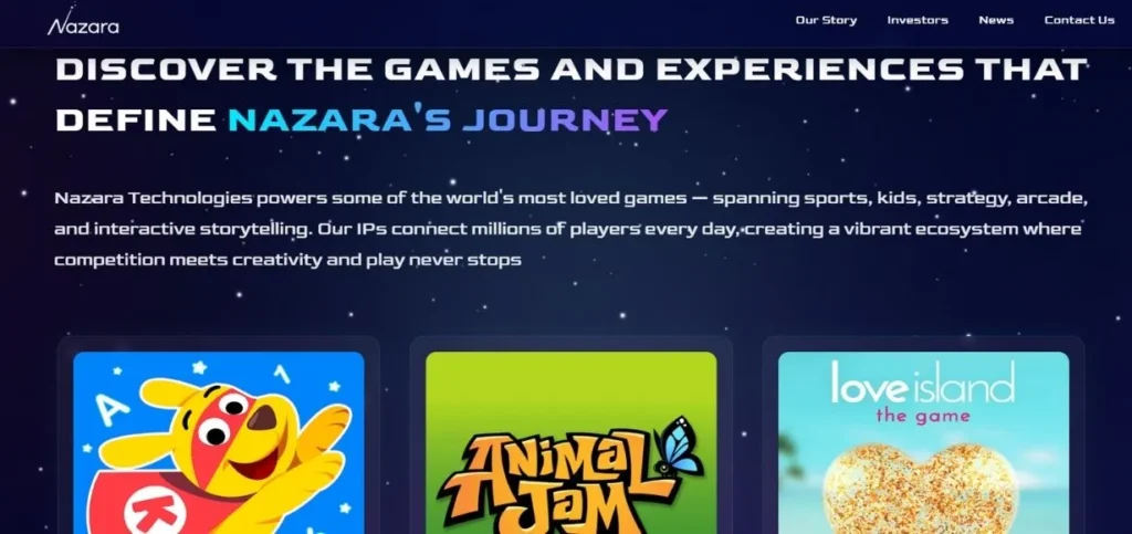 Game Development Companies in India-Nazara Technologies