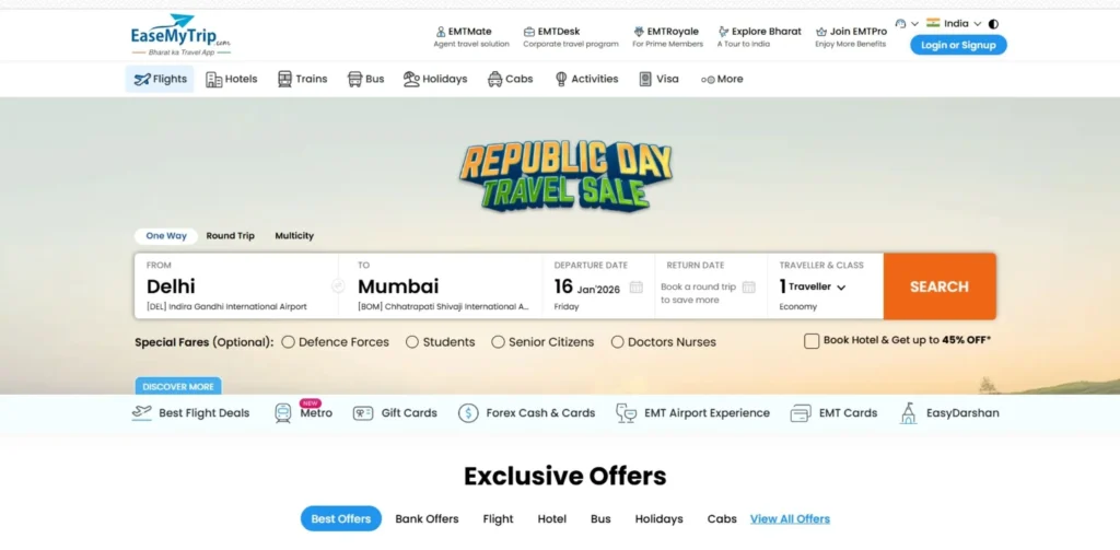 Startup Companies in Delhi - EaseMyTrip