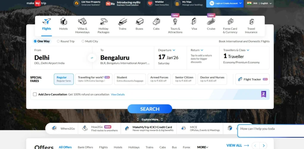 Startup Companies in Delhi - MakeMyTrip