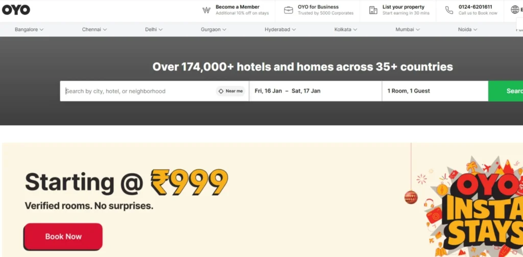 Startup Companies in Delhi - OYO