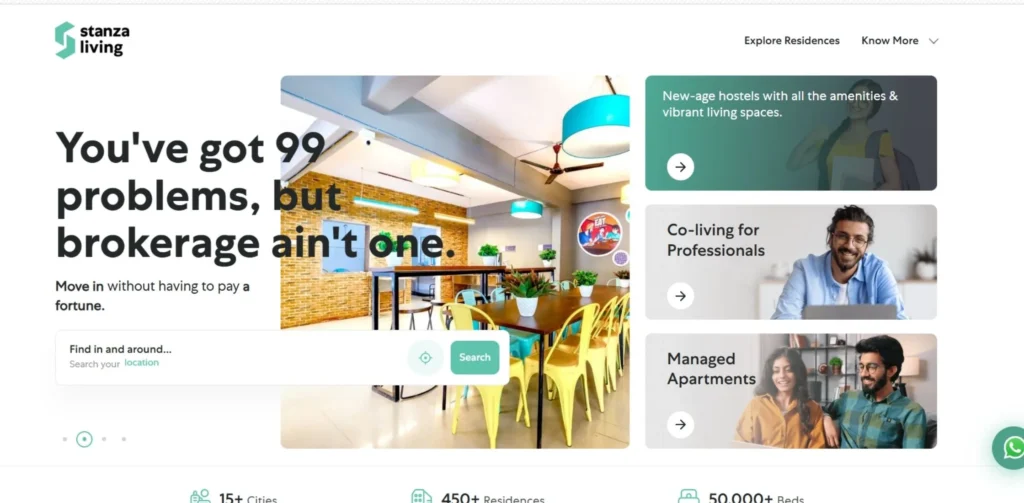 Startup Companies in Delhi - Stanza Living