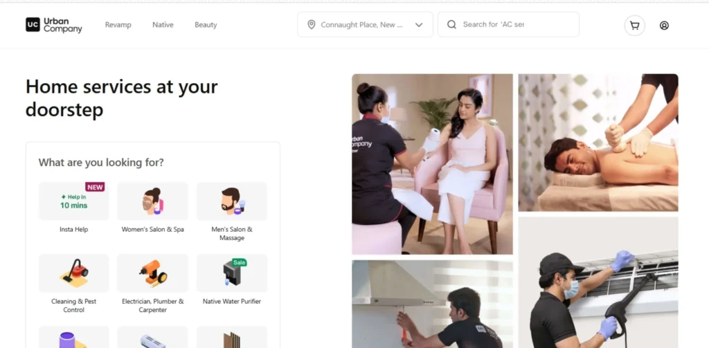 Startup Companies in Delhi - Urban Company