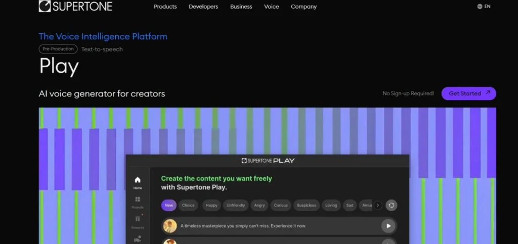 Supertone Play - AI Voice Tools