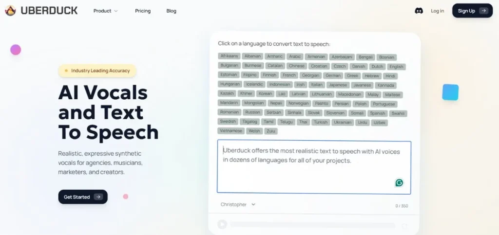 Uberduck - AI Voice Tools