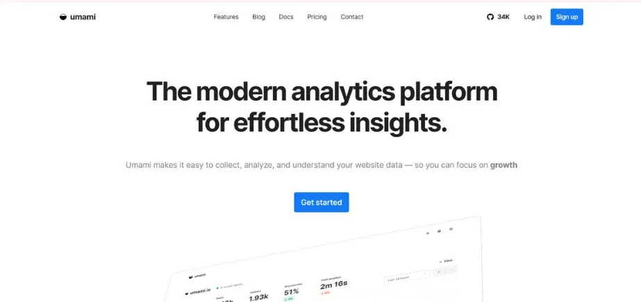 Umami - Alternatives to Google Analytics 4