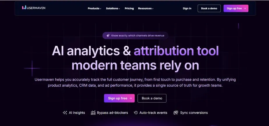 Usermaven - Alternatives to Google Analytics 4