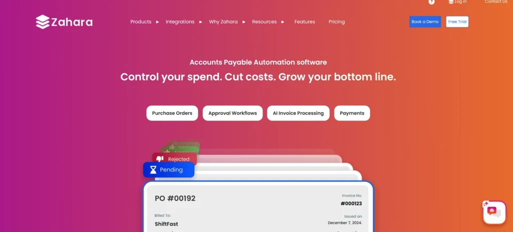 AP Automation Tool - Zahara Software