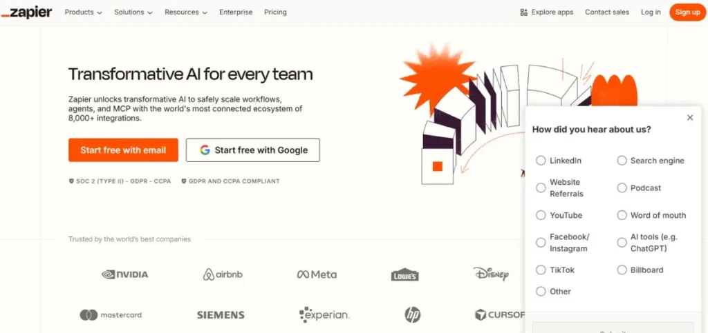 Zapier - Business Process Automation Tools