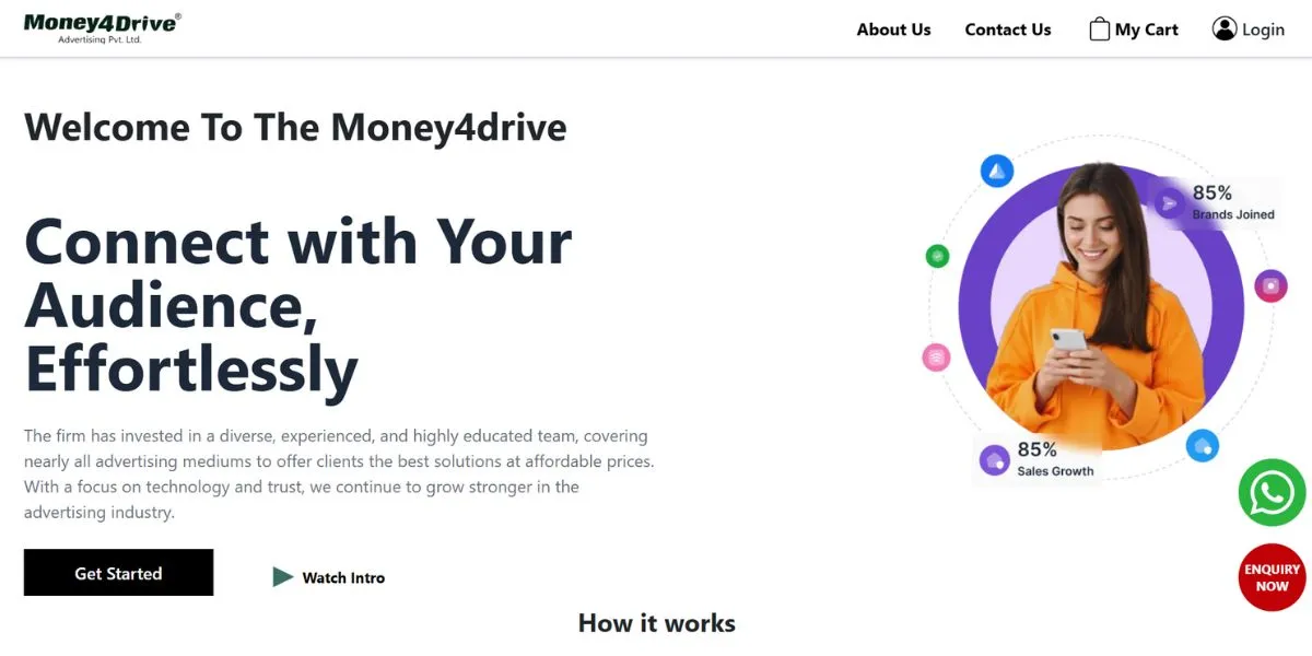 money4drive - Advertising Agencies in Indore