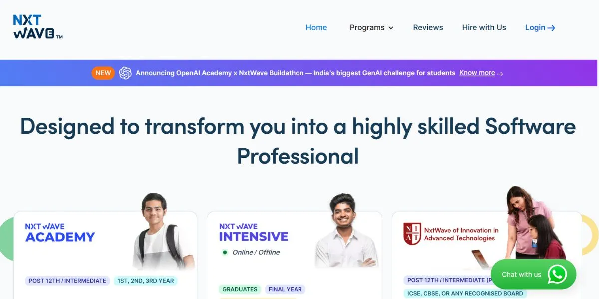 nxtwave - Startup Companies in Hyderabad