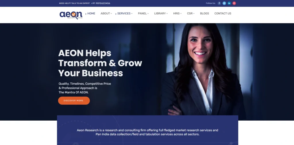 Market Research Company in Bangalore - Aeon Research
