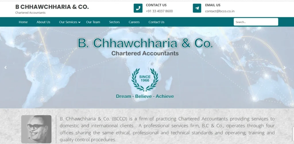 CA Firms in Kolkata - B Chhawchharia & Co.