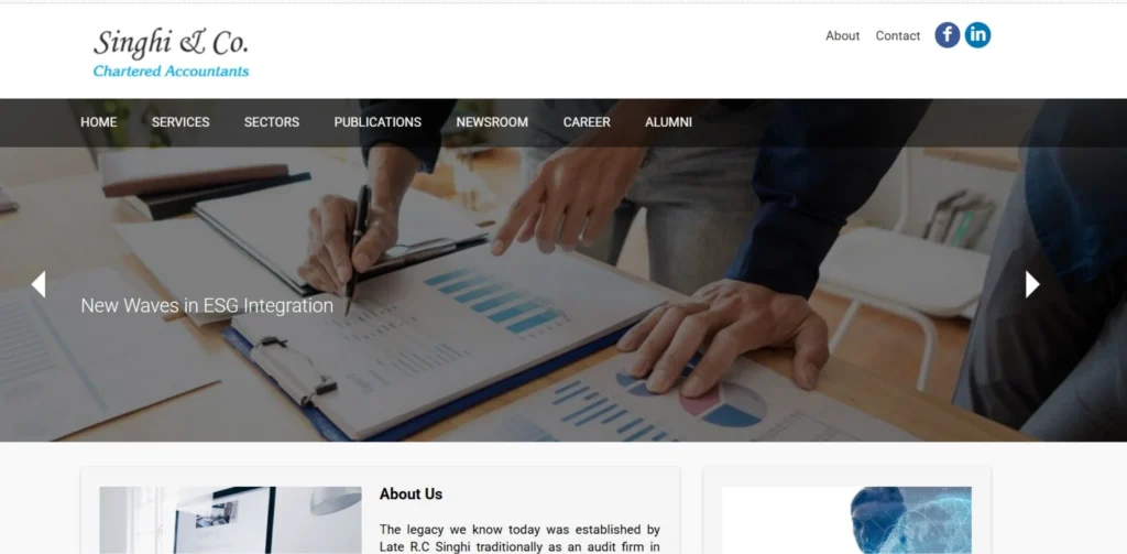 CA Firms in Kolkata - Singhi & Co.