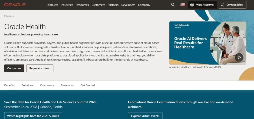 Cerner (Oracle Health) - Electronic Health Record Software