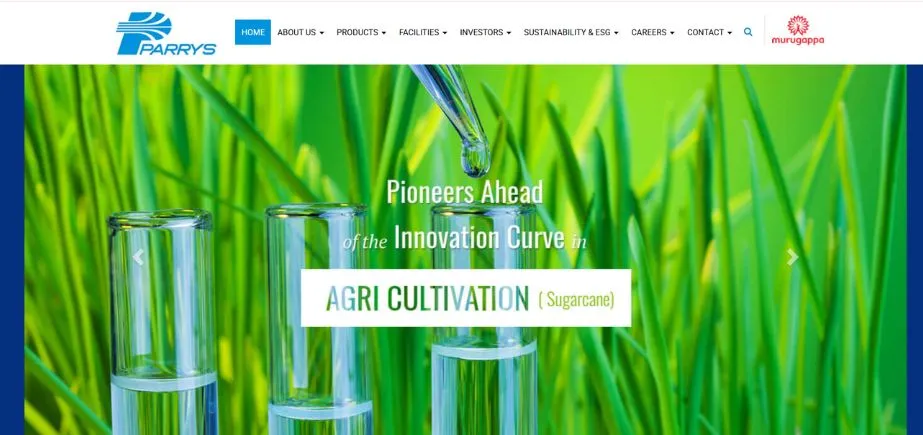 EID Parry - Ethanol Manufacturing Companies in India