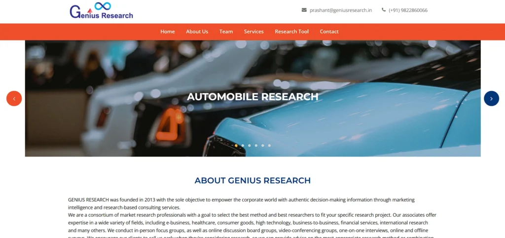 Market Research Company in Pune - Genius Research