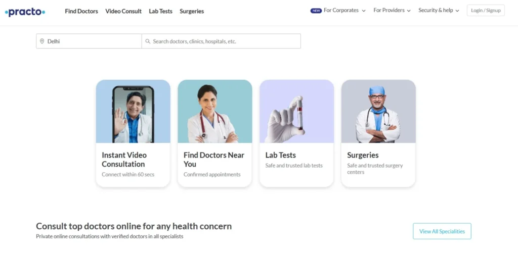 Healthcare IT Companies - Practo