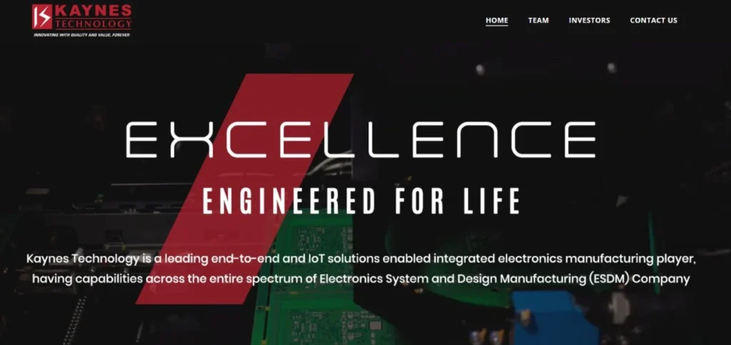 Kaynes Technology - Manufacturing Companies in Bangalore