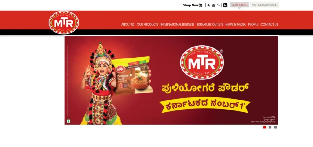 MTR Foods - Manufacturing Companies in Bangalore