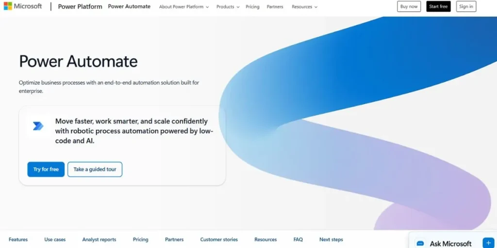 Microsoft Power Automate - n8n Alternatives