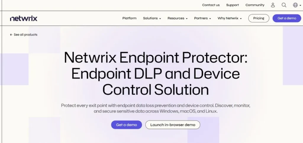 Netwrix Endpoint Protector - Data Loss Prevention Software