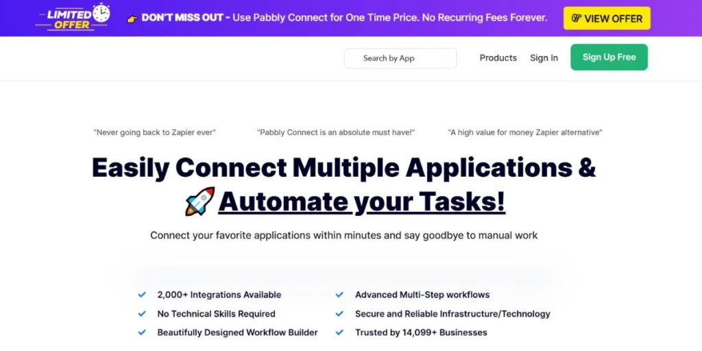 Pabbly Connect - n8n Alternatives