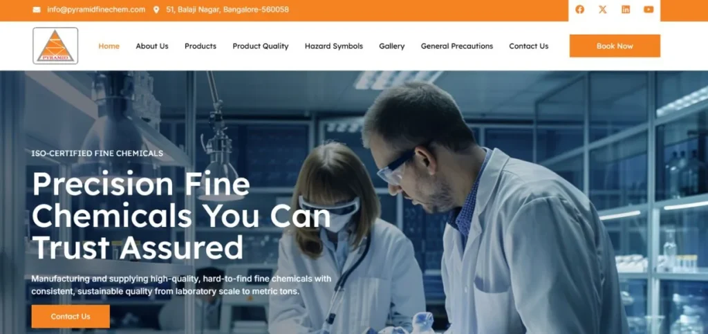 Pyramid Fine Chem - Manufacturing Companies in Bangalore
