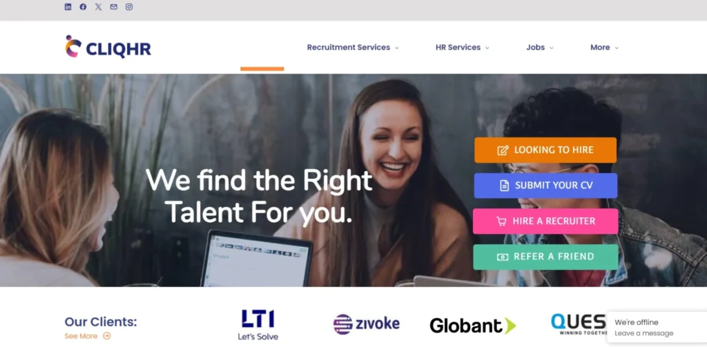 Recruitment Agencies in Coimbatore - CLIQHR Recruitment Services