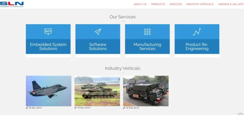 SLN Technologies - Manufacturing Companies in Bangalore