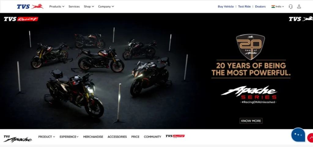 TVS Motor Company - Manufacturing Companies in Bangalore