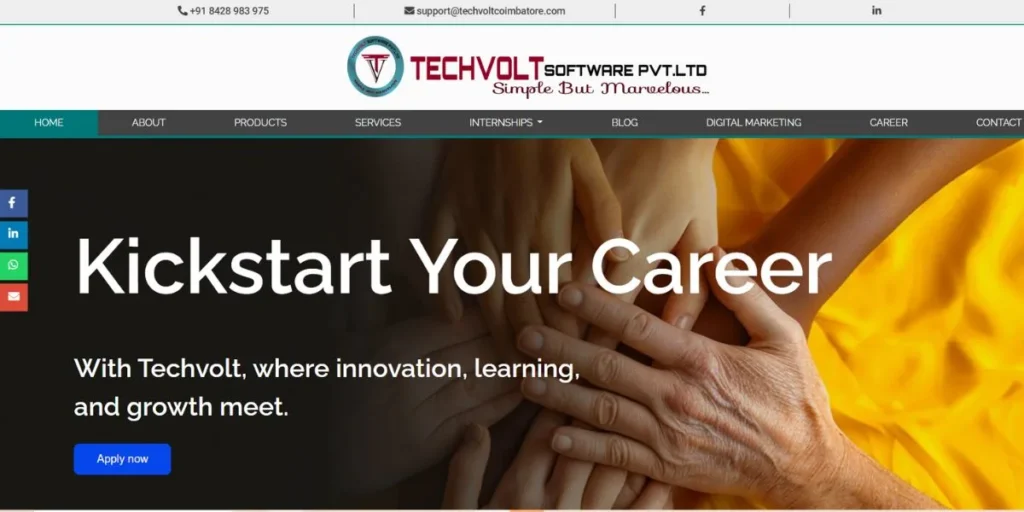 Techvolt Software - Startup Companies in Coimbatore