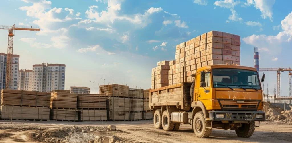 Transport Business Ideas in India - Construction Material Transport