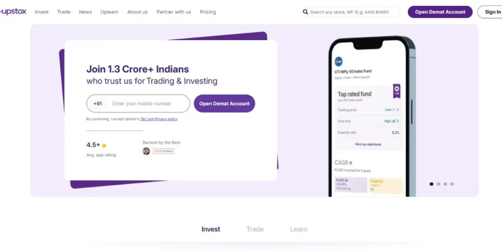 Upstox - Startups in Mumbai