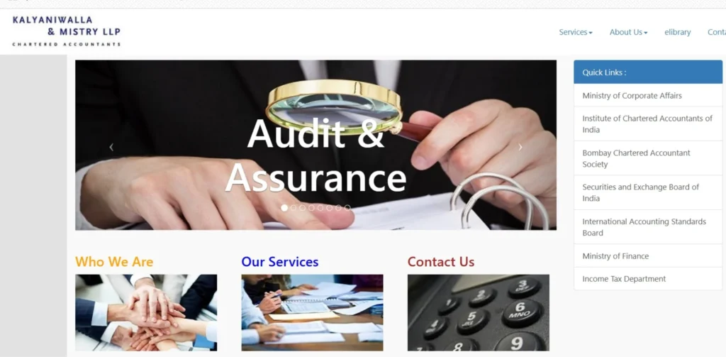 CA Firms in India - Kalyaniwalla & Mistry LLP