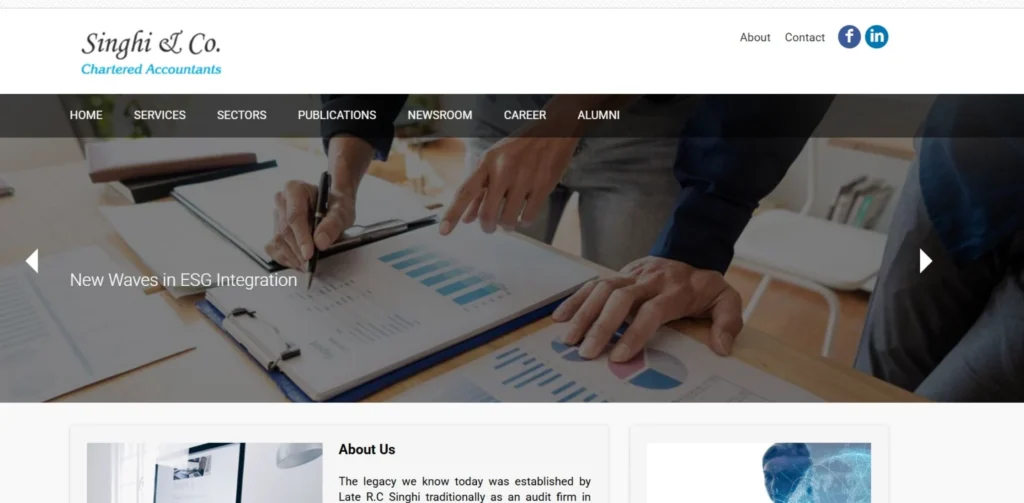 CA Firms in India - Singhi & Co.