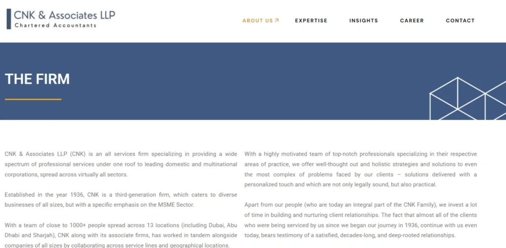 CA Firms in Mumbai - CNK & Associates LLP