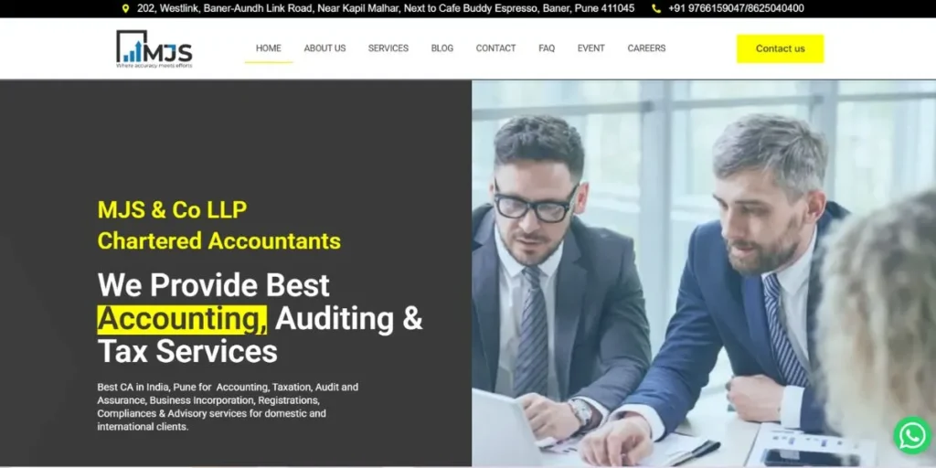 MJS & Co LLP - Best CA Firms in Pune
