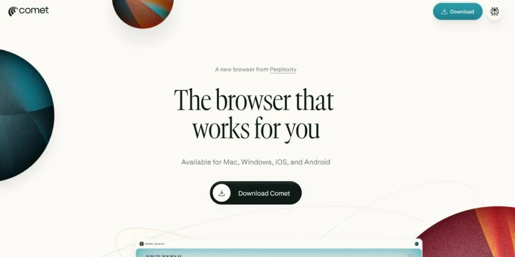Perplexity Comet - Browsers with Their Own Copilot Counterpart