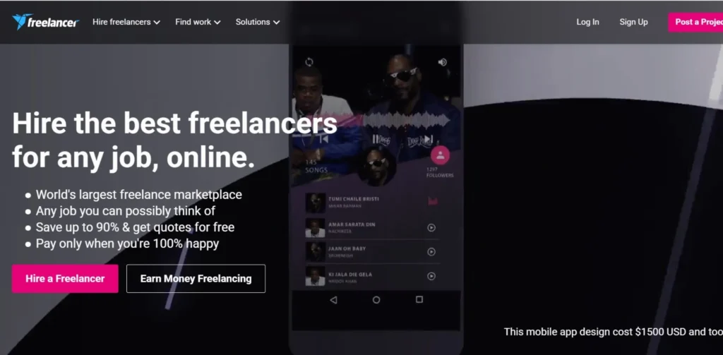 Secret Websites to Make Money - Freelancer