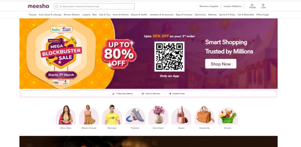 Secret Websites to Make Money - Meesho