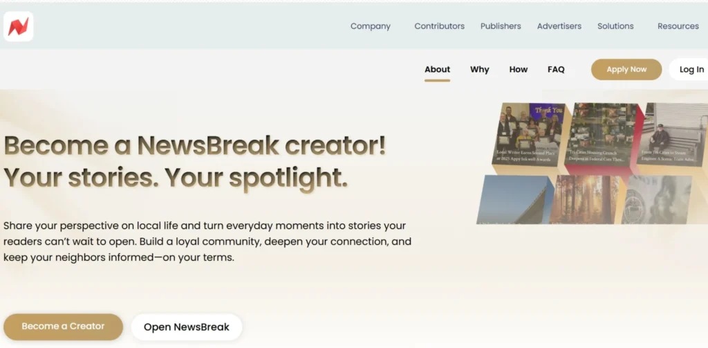 Secret Websites to Make Money - NewsBreak Creator Program