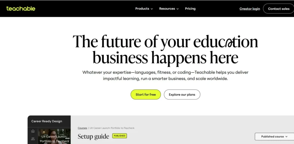 Secret Websites to Make Money - Teachable