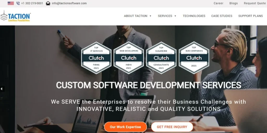 Taction Software LLC - Healthcare App Development Company